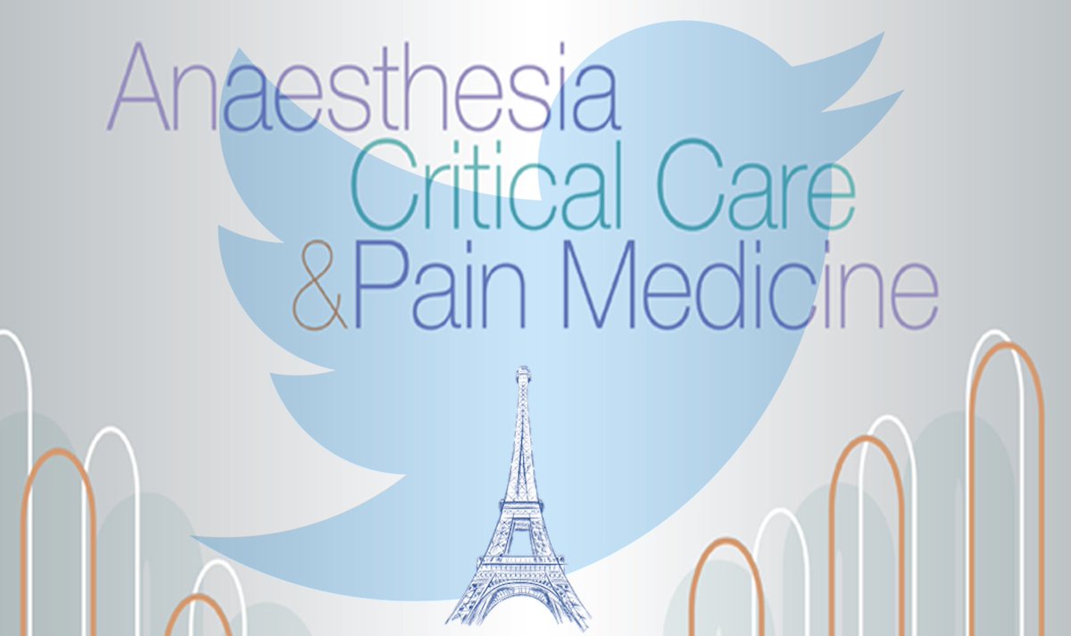 Anesthesia Critical Care &amp; Pain Medicine journal is proud to inform physicians and readers with a specified Social Media Team. You can now follow <a href="/AccpmJ/">Anaesthesia Critical Care & Pain Medicine (ACCPM)</a> ! Daily Tweet will increase the visibility for <a href="/AccpmJ/">Anaesthesia Critical Care & Pain Medicine (ACCPM)</a> in #Anesthesia #CritCare #ICU #Pain #PeriOpMed  
<a href="/SFAR_ORG/">SFAR Anesthésie Réanimation</a> <a href="/SFARJeunes/">SFAR Jeunes</a>