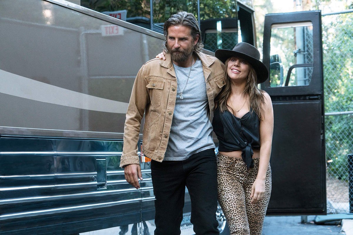 2 years ago today, ‘A Star Is Born’ starring @LadyGaga & #BradleyCooper premiered in cinemas.

A huge success, the film was nominated for eight Oscars (winning for Best Original Song) and grossed over $436 MILLION. Its soundtrack won four Grammys and topped charts worldwide.