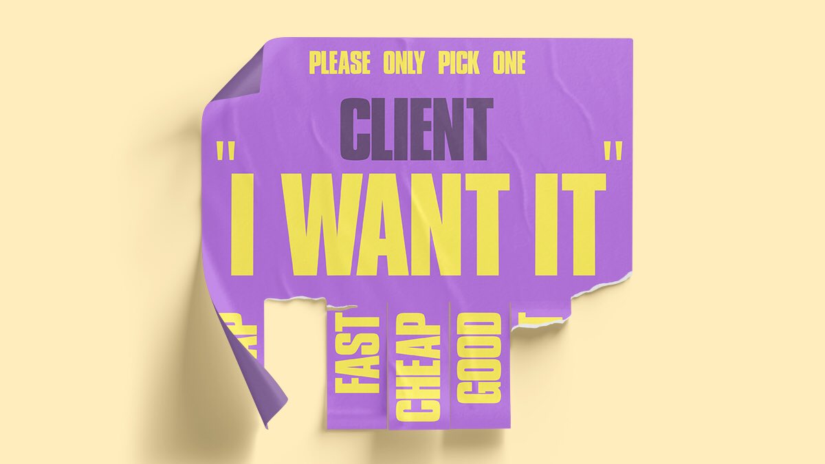 BrokenClient's tweet image. Only pick one
