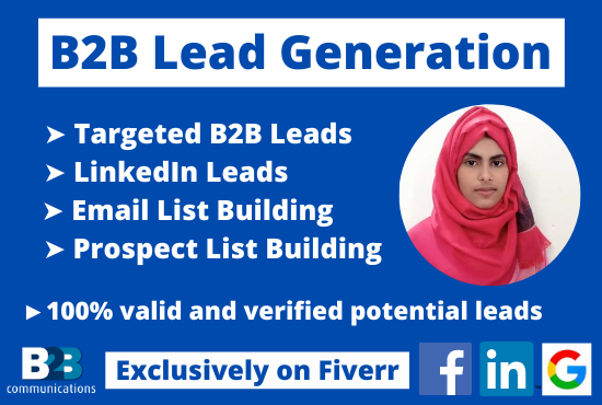 Jarin_07's tweet photo. I will do B2B LEAD GENERATION to provide any targeted leads.
To visit: https://t.co/3Mt85REnMH

#leadgenerationservices
#datacollection
#webresearch
#b2bleadgeneration
#leadgeneration
#emailcollection
#datascraping
#dataentry https://t.co/Am6uwfTCQE