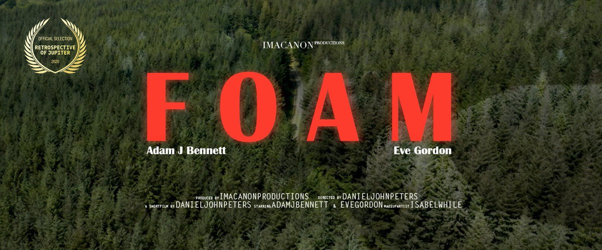 My NEW short film ‘FOAM’ is now live! 

World Premiere on Retrospective Of Jupiter 

Please go check it out, link in Bio and on my site!

 retrospectiveofjupiter.com/films/foam/

Starring 
<a href="/EveE1izabeth/">Eve Gordon</a> 
<a href="/adsup_/">Adam J Bennett</a>  

<a href="/zcamcc/">Z CAM</a> <a href="/Portkeys1/">Portkeys_Monitor</a> Vazen #shortfilms #filmfestivals #indiefilmmaker #shortfilm
