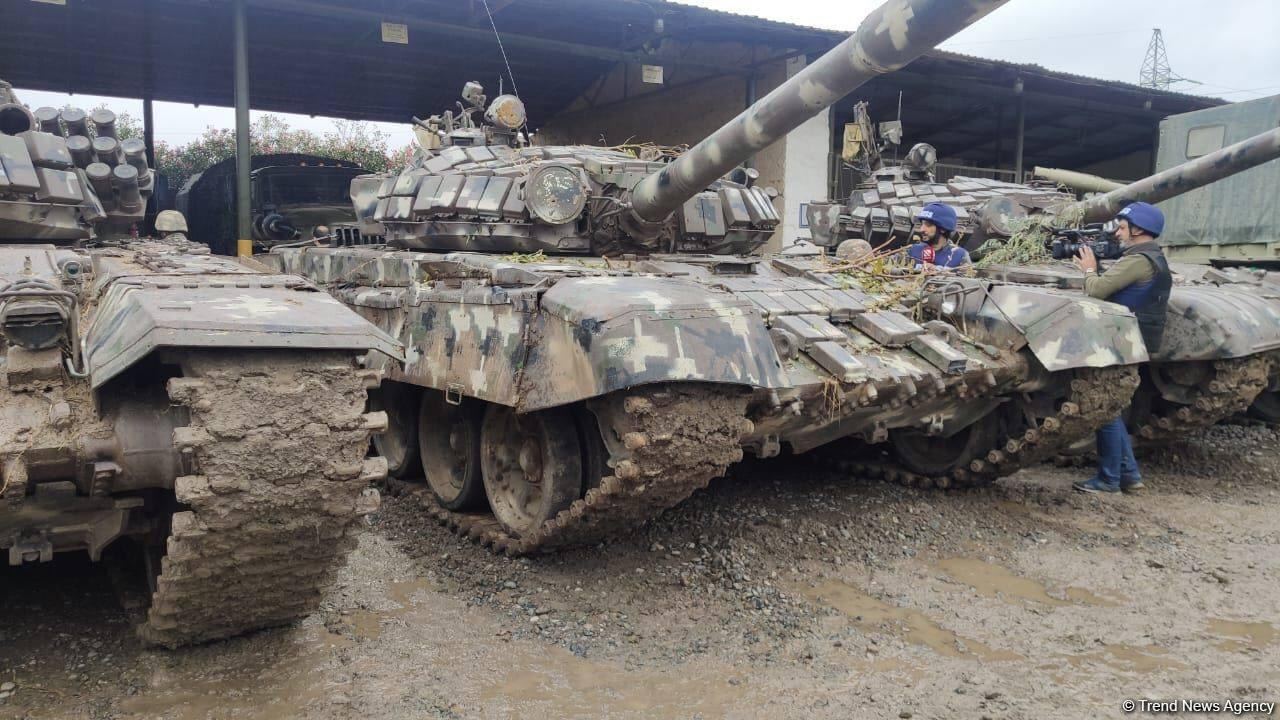 Status 6 Armenian T 72b1 Tanks Captured By The Azerbaijani Forces On Jabrayil Axis