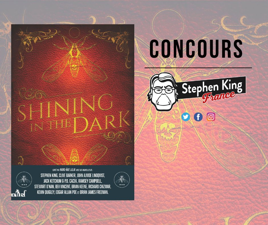 StephenKingFr's tweet photo. #Concours 🎁📕

Follow &amp; RT @StephenKingFr pour tenter de gagner "Shining in the Dark" de @LiljasLibrary, qui contient "Le Compresseur Bleu" : une nouvelle inédite de @StephenKing ! 

Bonne chance ! 🤞🍀

D'autres exemplaires à gagner sur Insta et FB 👉 https://t.co/ttwEpbfIRT https://t.co/02ILlOPRv1