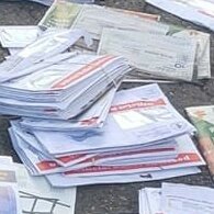 REPORT: 200 pounds of mail was found dumped in #NorthArlington, #NewJersey & reported to the local police. According to the report & photographic evidence the mail was destined for #WestOrange #NJ & Included #MailInBallots for the upcoming #election! No response from the @USPS.