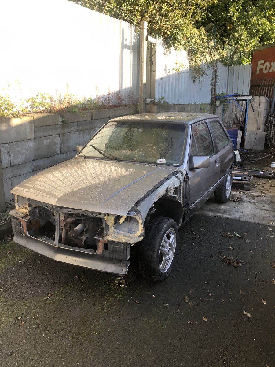 L77AUL's tweet photo. @ClitheroeDMC1 @terrymartin01 @harris_holgate new rally car picked up last night, finally I’m back in a nova!! Time to retire the celica 😂 https://t.co/JnR5KeadZr