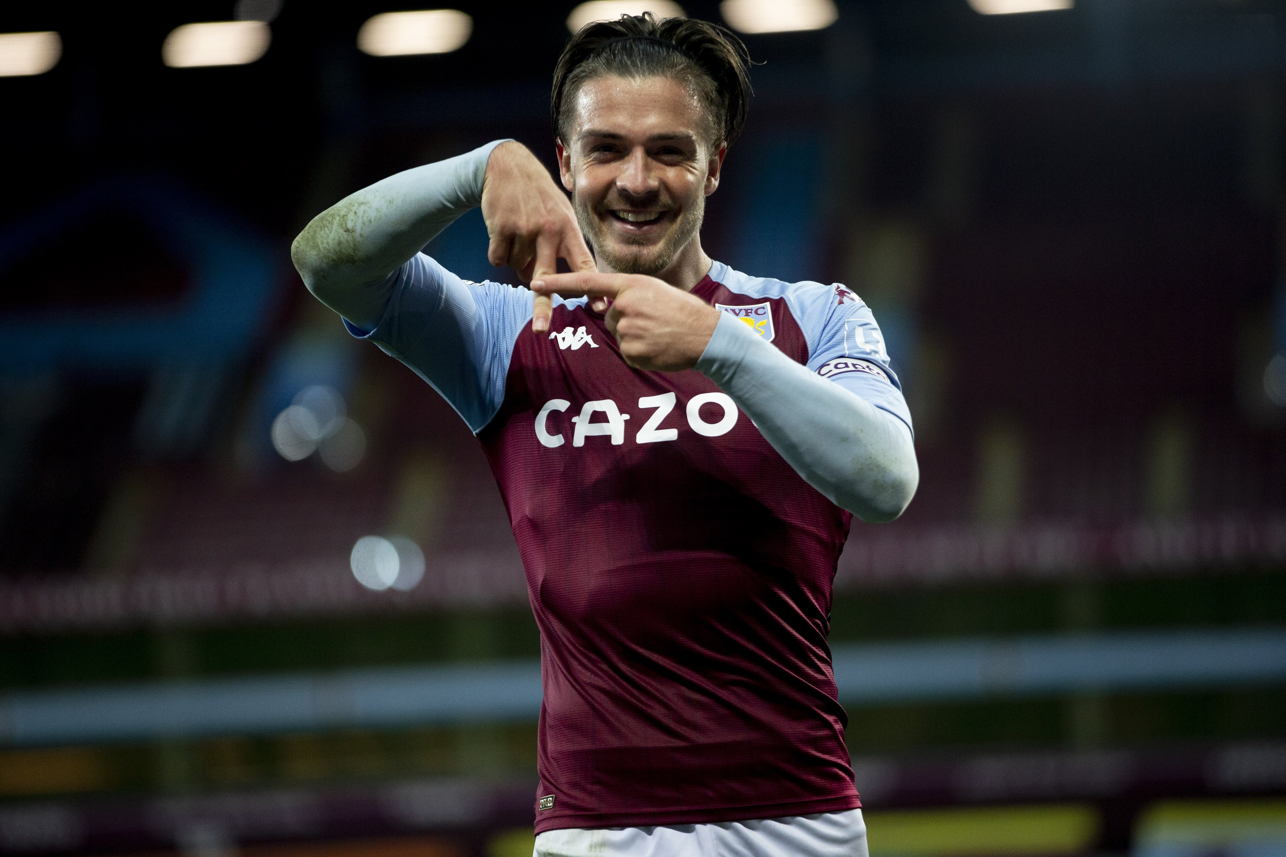 Jack Grealish celebrando un gol