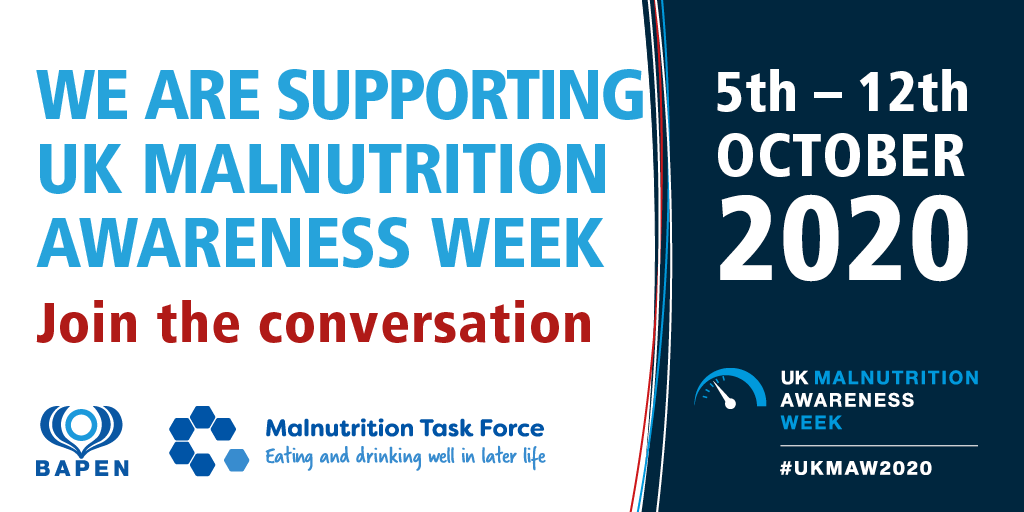 Malnutrition affects an estimated 1.3million people in the UK and 25-34% of patients admitted to hospital are at risk of malnutrition. As dietitians we are supporting the UK malnutrition awareness week. #UKMAW2020 #Malnutritionawareness @TeamNUH
