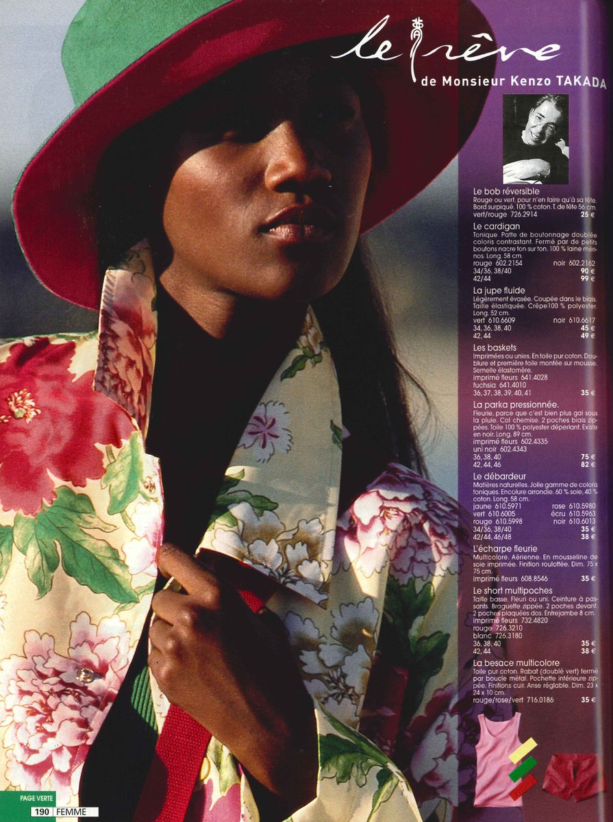 Merci Monsieur Kenzo Takada.  Vous nous aviez fait rêver à l'été 2004 avec la collection exclusive pour La Redoute "Le rêve de Monsieur Kenzo Takada". Flower Japan forever #RIP  #KenzoTakada