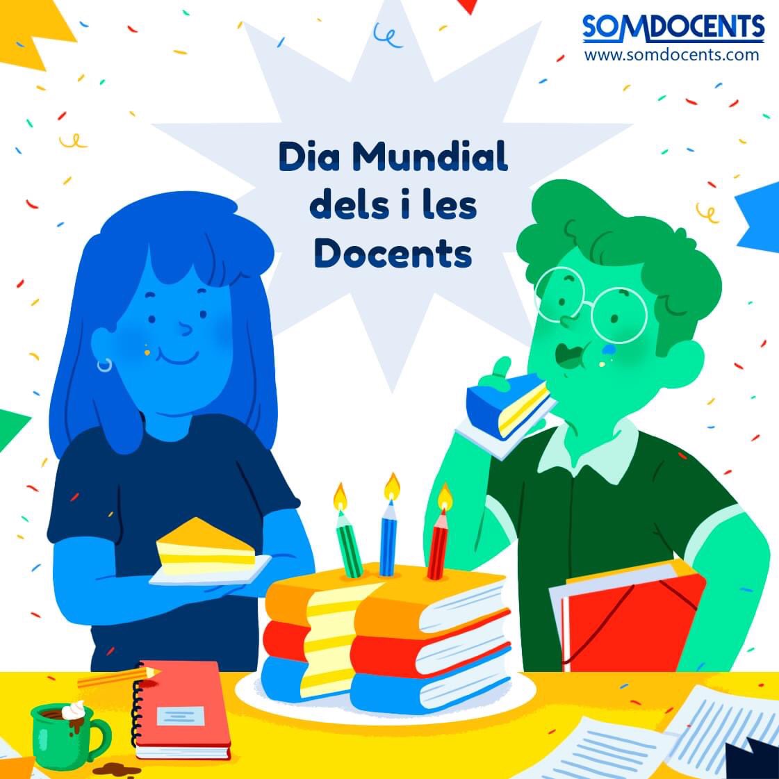 SomDocents's tweet photo. 🎉AVUI ÉS EL DIA MUNDIAL DELS I LES DOCENTS!

💌Enviem una abraçada des de la distància a totes les docents i a tots els docents! 

#SomDocents #Compartintconeixements https://t.co/2h5DuqgKy0