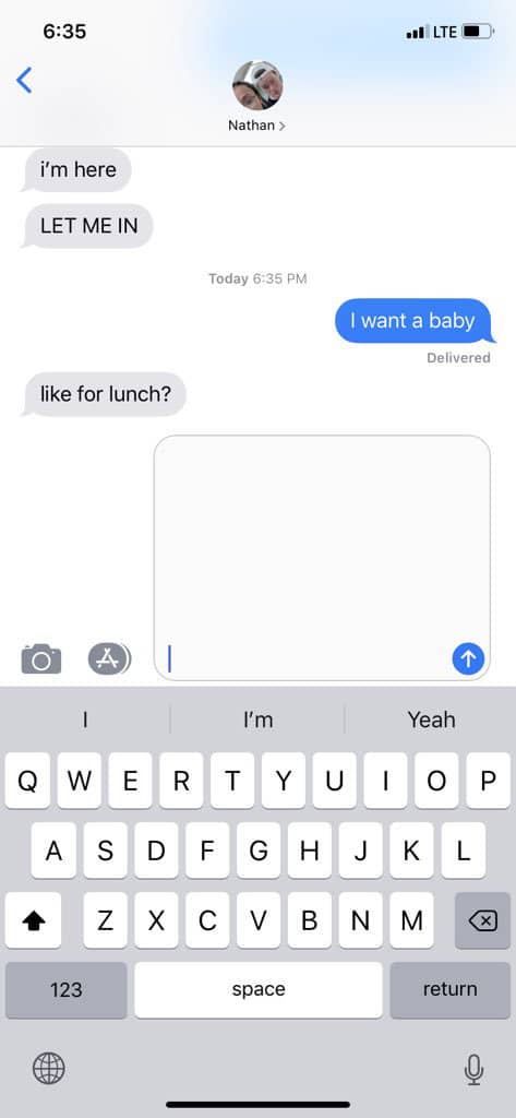 Twitter Prank: Text your boyfriend "I want a baby" and screenshot his reply...Check the thread for these hilarious replies 