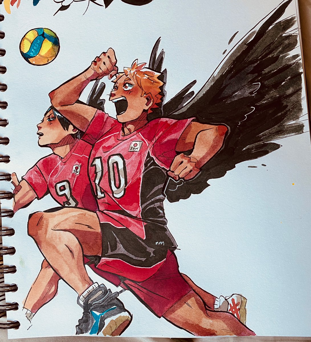 From now onwards to forever, the greatest allies! 

This one's for you kagehina nation, even i couldnt resist haikyuu 45 