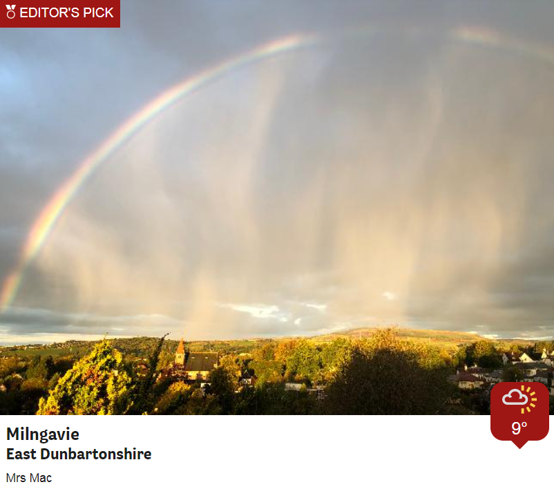 Happy Monday! Vibrant rainbows have been filling the skies this morning 🌈🌈🌈