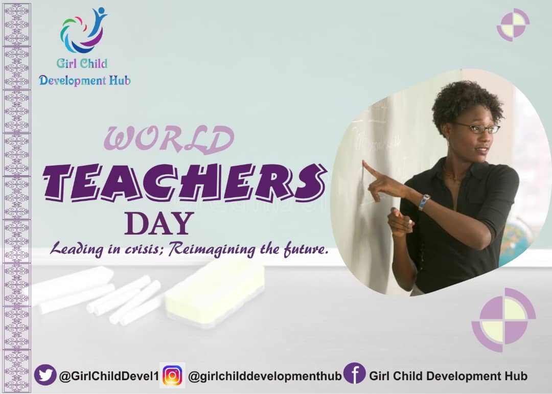 thegleanetwork's tweet photo. World Teachers Day.
October 5
We celebrate our unsung heroes for their impacts and dedication for the greater good of mankind.
Teachers: leading in crisis, reimagining the future.
#GCDH
#WTD2020 https://t.co/RXeIhfPOqR