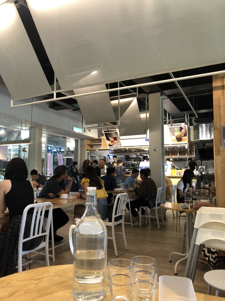 4. Sunbather Coffee, Bangsar South- visited here for their known huge sandwich tamago sando (share for two) - affordable and i even take away their belgian chocolate drink 