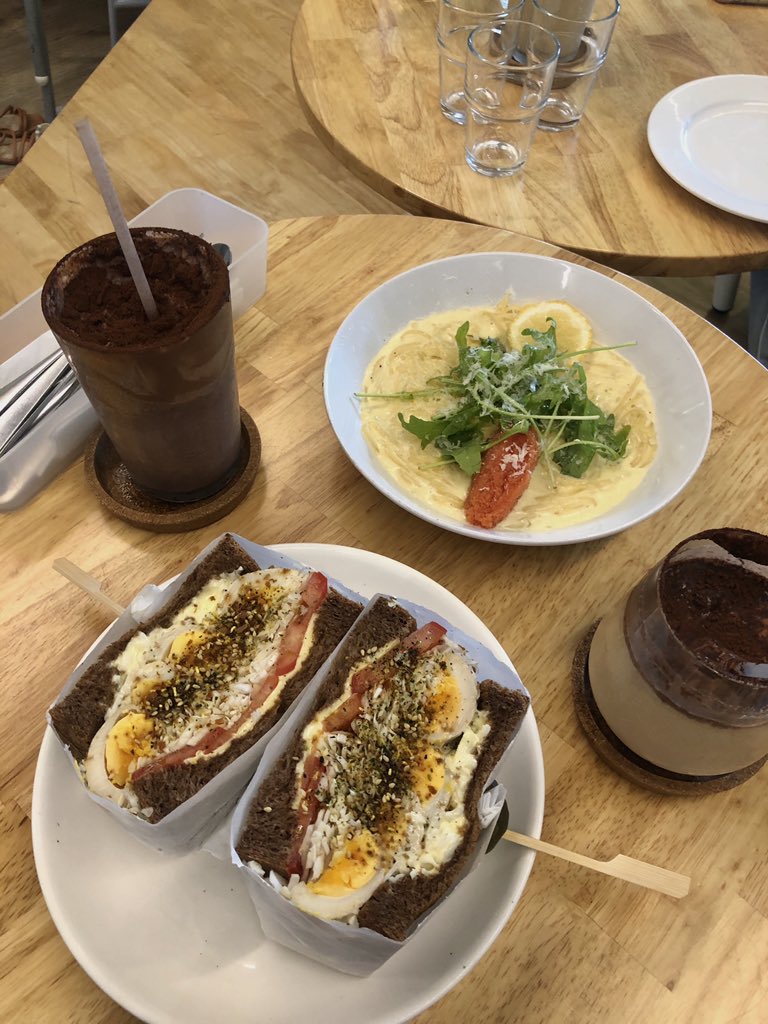 4. Sunbather Coffee, Bangsar South- visited here for their known huge sandwich tamago sando (share for two) - affordable and i even take away their belgian chocolate drink 