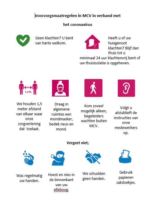 mcvnederland's tweet photo. Heeft u binnenkort een afspraak? Wij houden ons samen met u aan de geldende richtlijnen https://t.co/sgmHDO0wev