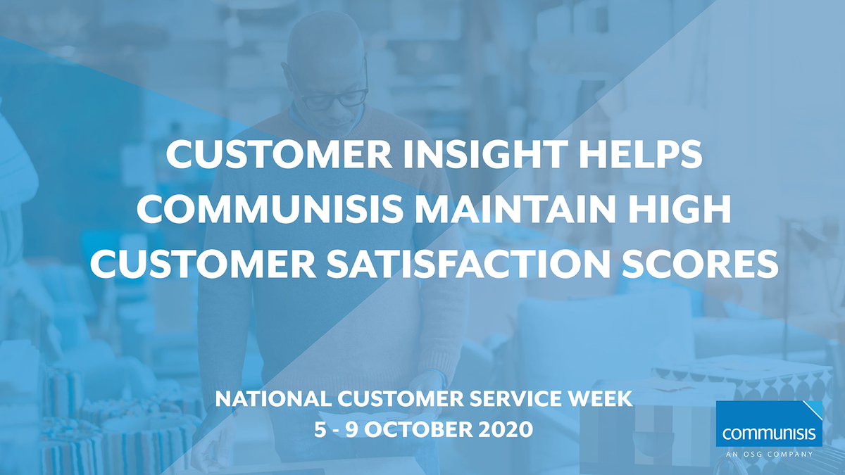 Communisis (@communisisgroup) on Twitter photo This week we're celebrating National #CustomerService Week with <a href="/instituteofcs/">The Institute of Customer Service</a>. Read about how we maintained our high customer satisfaction scores:
communisis.com/customer-exper…
#NCSW20 #NCSW #CX #CustomerExperience This week we're celebrating National #CustomerService Week with <a href="/instituteofcs/">The Institute of Customer Service</a>. Read about how we maintained our high customer satisfaction scores:
communisis.com/customer-exper…
#NCSW20 #NCSW #CX #CustomerExperience