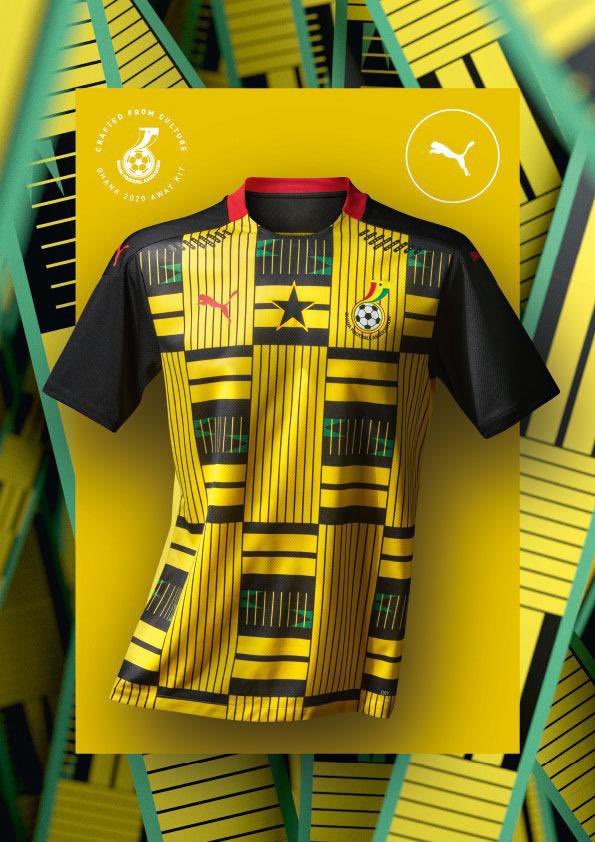 Puma releases Ghana’s new home and away kits. #blackstar 🇬🇭🇬🇭🇬🇭@ghanafaofficial @PUMA . @dripboyyy @JIGGGA_MAN @MTNLoan .
