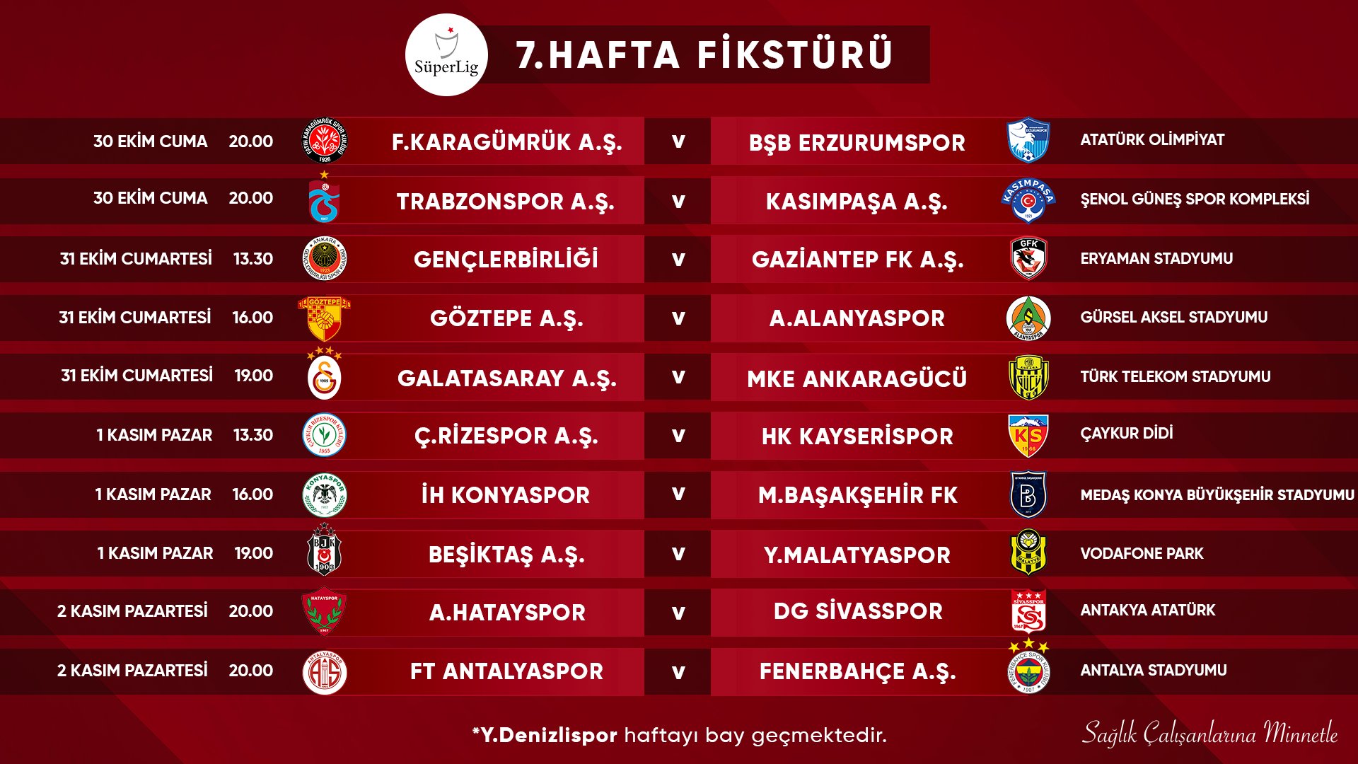 Son Dakika | Süper Lig'de program açıklandı! Fenerbahçe - Trabzonspor maçının tarihi...
