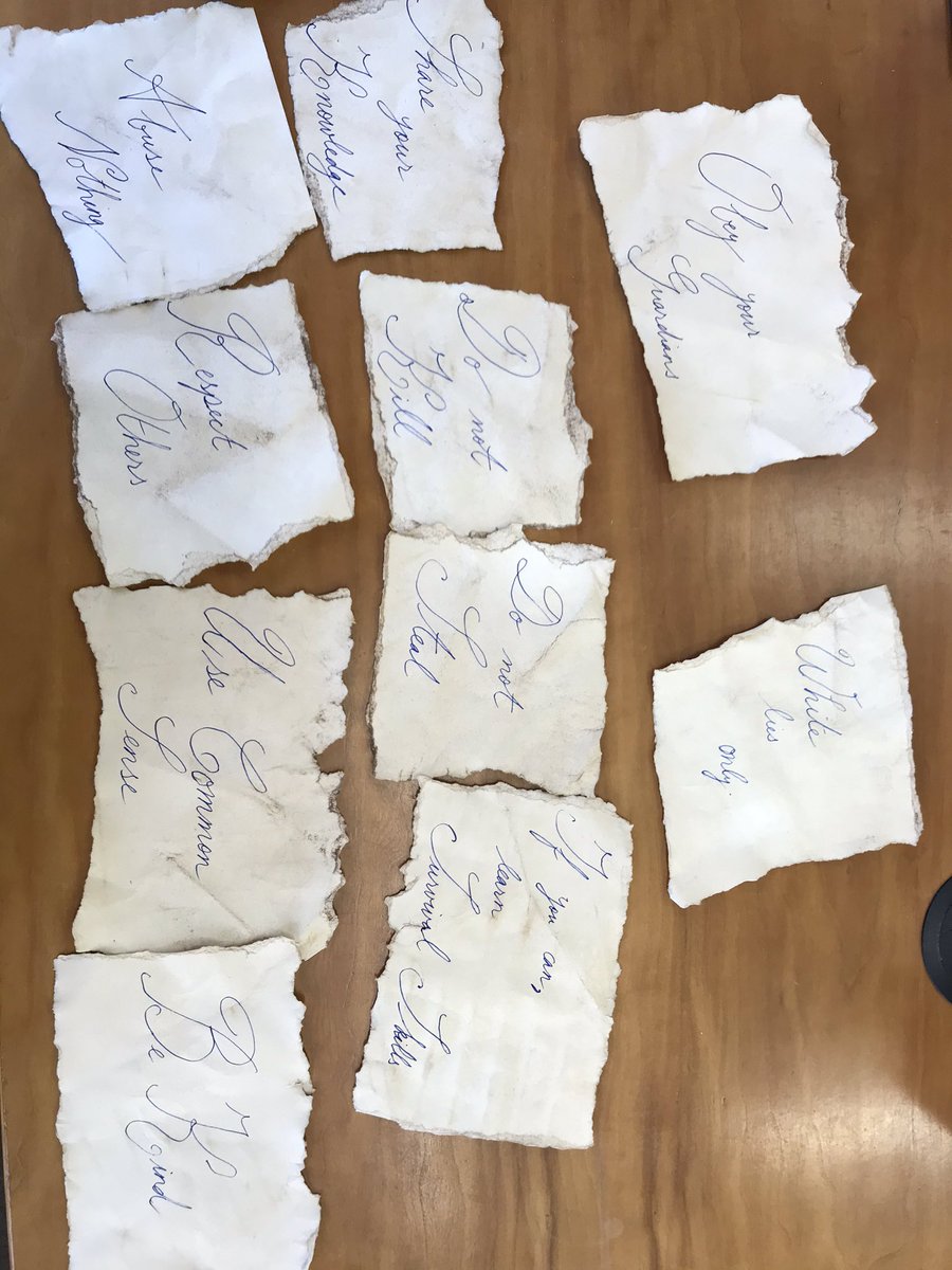 ShiplakeTP's tweet photo. Year 8 have been studying Judaism and creating their own commandments! #ShiplakeYear8 #ShiplakeCreative https://t.co/jK9E7WtexG
