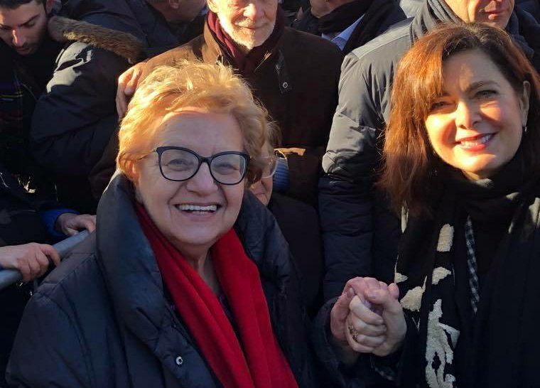 lauraboldrini's tweet photo. Ho appreso con dolore della scomparsa di #CarlaNespolo, presidente dell'@Anpinazionale.

Ho partecipato con lei a tante iniziative contro il fascismo di ieri e di oggi e in difesa della Costituzione. 

Resterà punto di riferimento per chi si batte per la democrazia. https://t.co/w3A2jwBISq