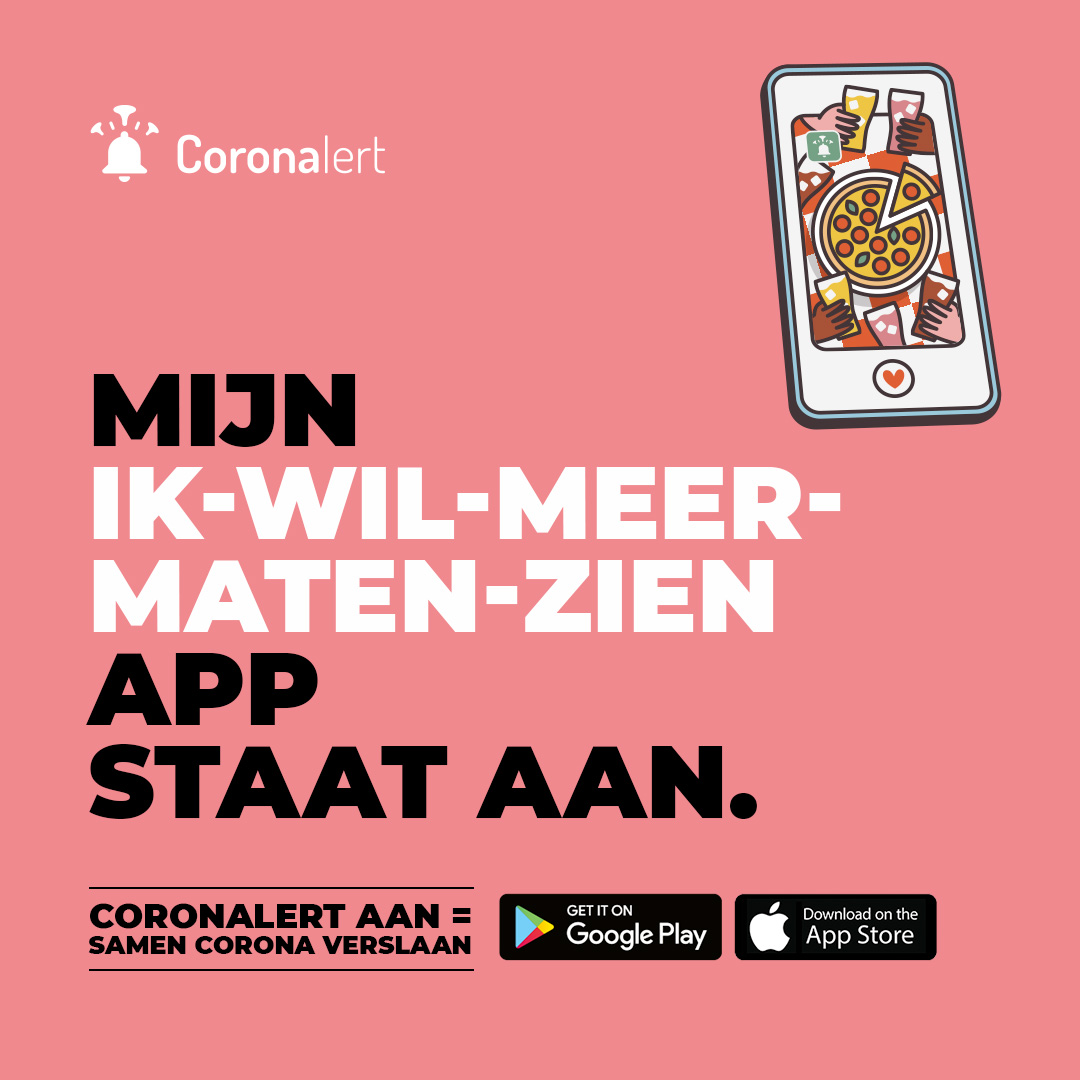 Gebruik jij CoronAlert al? 😷📱 De gratis app waarschuwt je bij een hoog risico op besmetting en helpt zo de verspreiding van het coronavirus te vertragen. 📲Download 'm nu in je Google Play Store of App Store en bescherm jezelf en anderen. ℹ️coronalert.be.