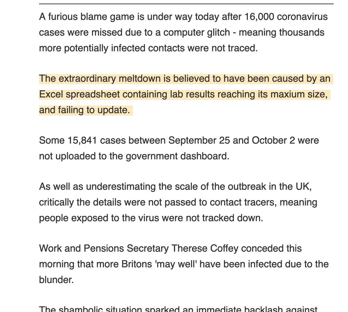 Shouldn't be using Excel to do this in the first place, but if you do, at least hire people competent at using it!