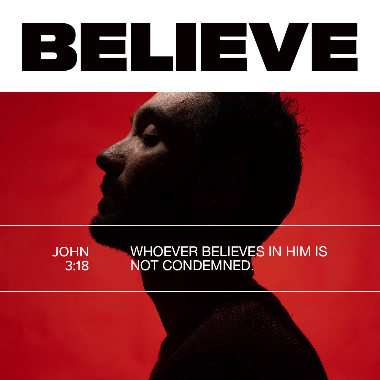 Verse of the Day on Twitter "John 318 — Whoever believes in Him is