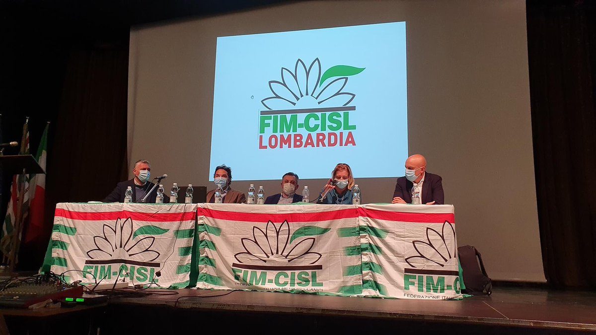 FimCislBergamo's tweet photo. Consiglio Generale #Fim Lombardia con Segr Naz @nobis_max e Seg Gen @CislLombardia #Duci.
Eletto in segreteria @FimvaCarini. Buon lavoro! https://t.co/UWEjsITI9D