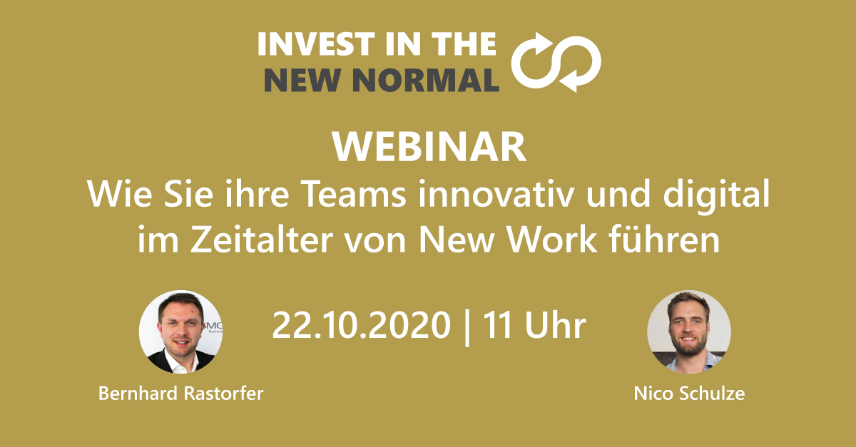 Aktuell befinden wir uns in einem tiefgreifenden Wandel zur digitalen Unternehmenskultur. In unserem Webinar zeigen wir die notwendigen Schritte bei diesen Veränderungen zu virtuellen Teams.

Jetzt anmelden >> tinyurl.com/y5zgaezn

#digitalerarbeitsplatz #MicrosoftTeams