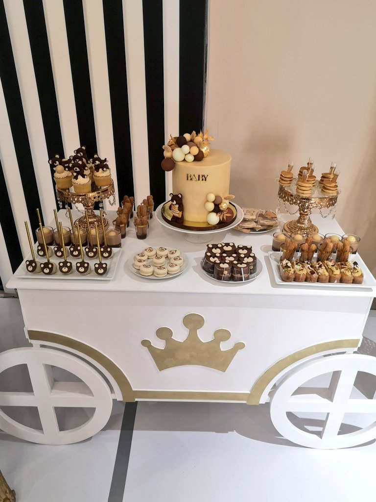 A beary and chocolate babyshower... 🤎🤎🧸🧸🟤🟤

#tulipevents #events #partyplanner #luxurycutlery #luxuryeventplanner #babyshower #bearybabyshower #chocolate #balloonwall #balloondecor #balloonart #teddybear