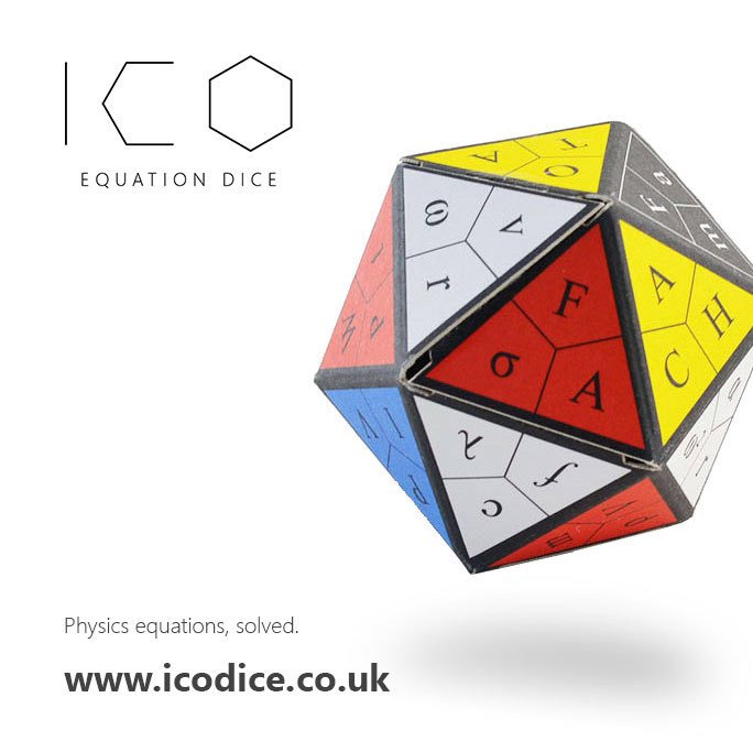 stephenw_design's tweet photo. Get creative with Physics at https://t.co/6oWW7EwsUX. Link in bio. Introducing ICO Equation Dice. Physics equations, solved. 
.
.
.
#physicseducation #physics #newscientist #dice #scienceeducation #industrialdesign #sciencemuseumlondon #stem #iop #physicsworld #ase #brighton https://t.co/a4MhMnXfjh