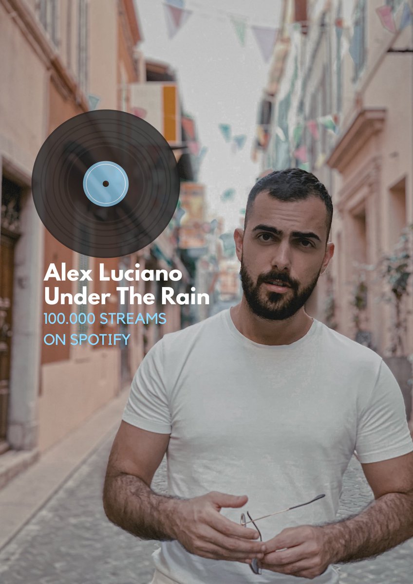 AlexLucianoLive's tweet image. 100.000 streams on my new track #UnderTheRain label: @SirupMusic 🙏