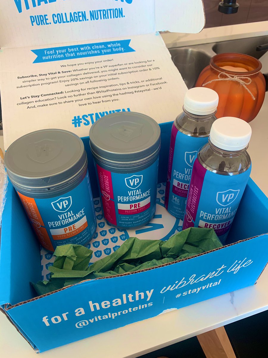 RlyBoredAnalyst's tweet photo. Just opened my door to the best surprise delivery from @vitalproteins. I’ve loved their collagen for years but just started on their pre- and post-workout supplements. Can’t wait to add these to the mix! 💪🏻 #vitalfam #stayvital #vitalperformance https://t.co/yDVjx0ex5q
