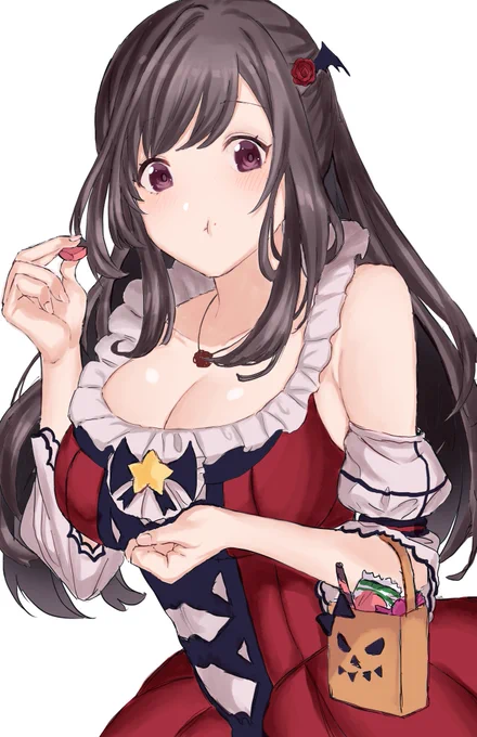 71日目。食いしん坊ヴァンパイア恋鐘ちゃん。 #月岡恋鐘 