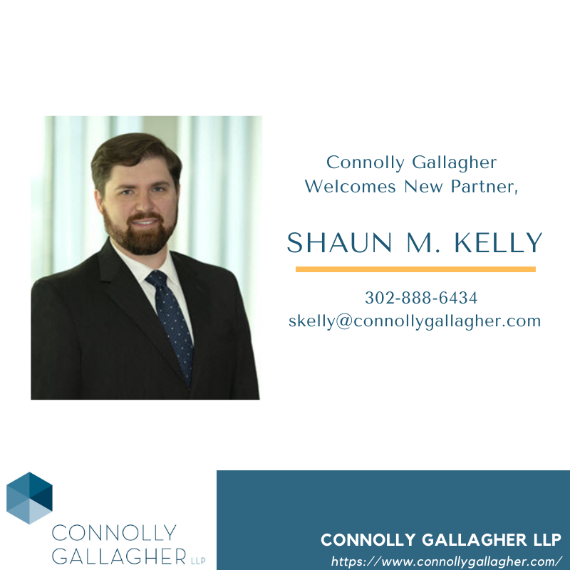 Connolly Gallagher (@cgdelawarelaw) on Twitter photo <a href="/CGDelawareLaw/">Connolly Gallagher</a> welcomes back Shaun Kelly to the firm. #Delawarelawyer #Delawarecorporate @DelStateBar <a href="/CGDelawareLaw/">Connolly Gallagher</a> welcomes back Shaun Kelly to the firm. #Delawarelawyer #Delawarecorporate @DelStateBar