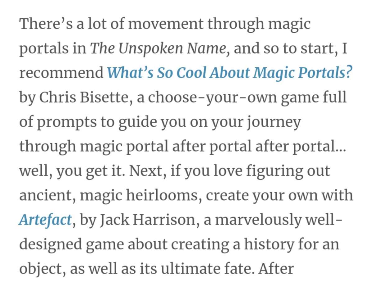 pangalactic's tweet photo. Holy shit. My #wscajam game just got a mention on @tordotcom alongside @mouseholepress' Artefact.
I am shook. https://t.co/2PKKSMJidn