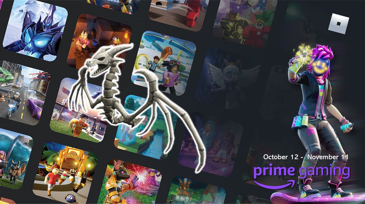 Bloxy News On Twitter For Those Of You That Have Amazon Prime Here Is The Next Free Roblox Item You Will Be Able To Redeem With Primegaming The Wyrm Skeleton Https T Co 9sllz46lzl - get skeleton free for roblox game in 2020 roblox skeleton roblox pictures