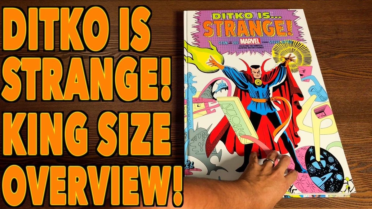 NearMintCon's tweet photo. Join the Uncanny Omar as he gives us an overview of the Ditko is Strange King Size Hardcover from Marvel Comics. https://t.co/Nimhlp9jdJ
#steveditko #marvelkingsize
#marelcomics https://t.co/YBHccVV7wc