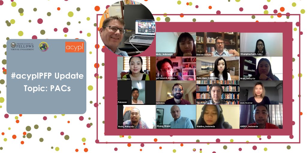 And they’re off! So far our #acyplPFP Fellows have participated in discussions on the role of PACs - with perspectives from both sides of the aisle - and later this week, they’ll cover the American judicial system &amp; voter persuasion. Keep up with our #ProFellows on social media!