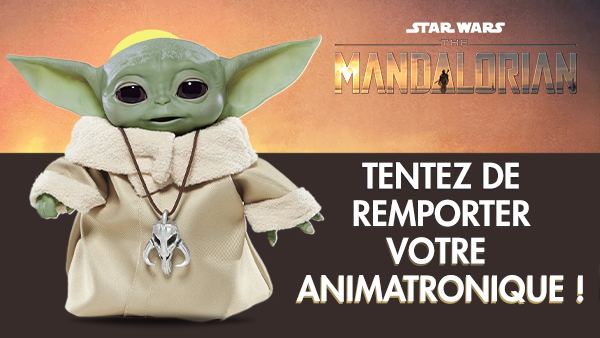 Micromania_Fr's tweet photo. Cette semaine, nous accueillons l'animatronique de " #TheChild " (https://t.co/AptefxwWoD) dans nos magasins ! Pour l'occasion, tentez d'en remporter un ! #TheMandalorian

Pour participer, RT &amp; Follow @Micromania_Fr ! Tirage au sort dans une semaine ! https://t.co/DSnkFH4DmQ