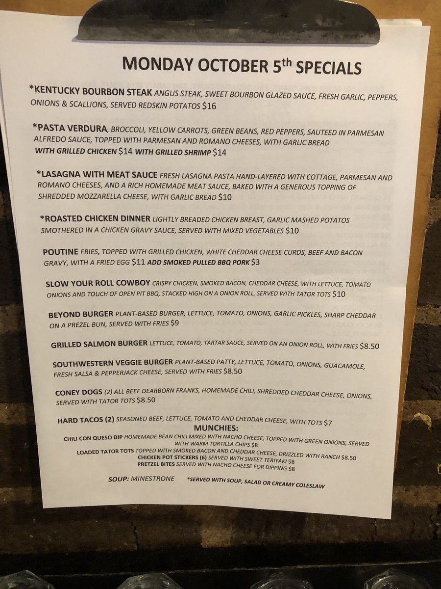 ontherocksmi's tweet photo. Monday specials, kitchen open till 1am, check out website to see full lunch/dinner menus https://t.co/P22CglI0Y0 https://t.co/mJrf6vZG2G