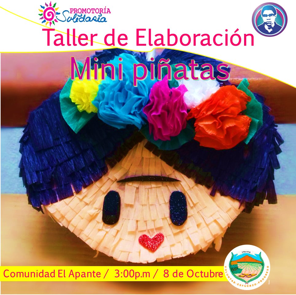 DeTelica's tweet photo. #Telica Quedan cordialmente invitados a compartir este espacio de creatividad, en comunidad El Apante 🥳
#PatriaLibrePuroCorazon ❤️🖤 #Nicaragua https://t.co/YqiSoJejtd