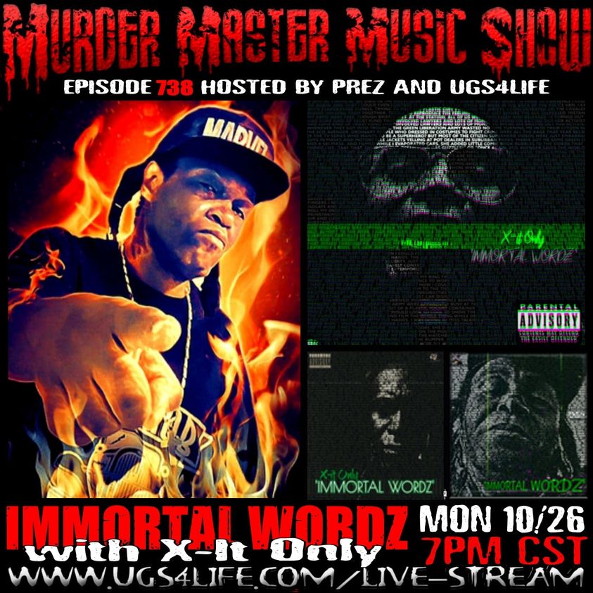 UGSocietyFTI's tweet photo. Ep. 738 - #ImmortalWordz w/ #XitOnly
Mon 10/26 7pm CST at https://t.co/YaZWjcGP2K
Like, Follow, Subscribe #MurderMasterMusicShow
#jacksonmississippi #rap #hiphop #realhiphop #southernrap #mississippirap https://t.co/JyFIbC3cQE