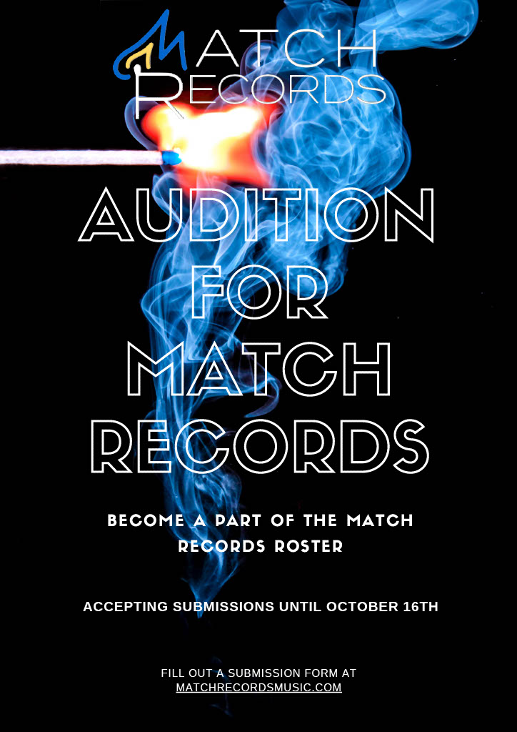 MatchRecords's tweet image. ⚡️ Wanna see if we're a MATCH?⚡️
Match Records is accepting applications to become our next artist! Just fill out a form at matchrecordsmusic.com!

Apps are due October 16th! Show us what you can do!

.
.
.
.
.
.
#futurematchrecords #matchrecords #MTSU
