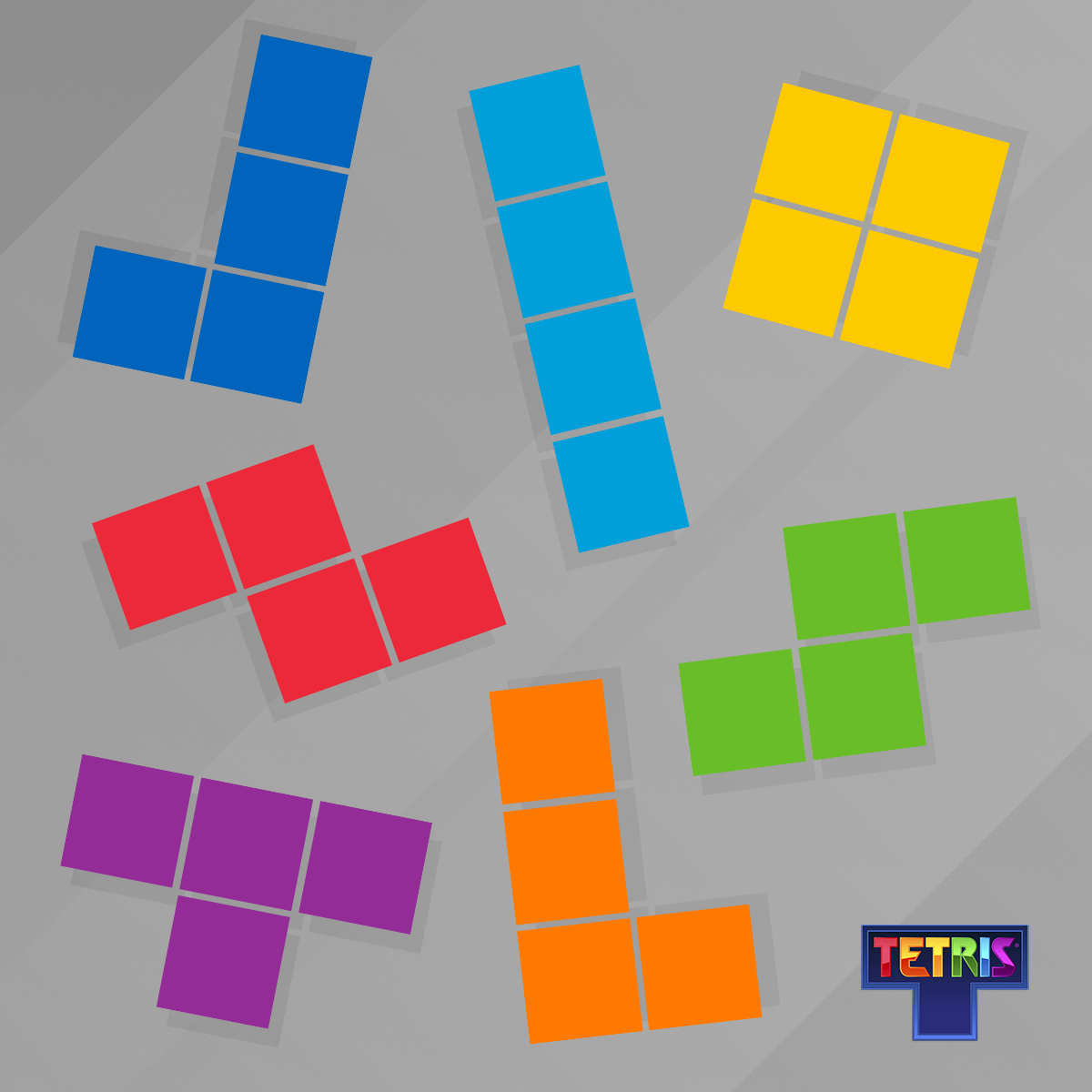 Tetris shapes - policelasopa