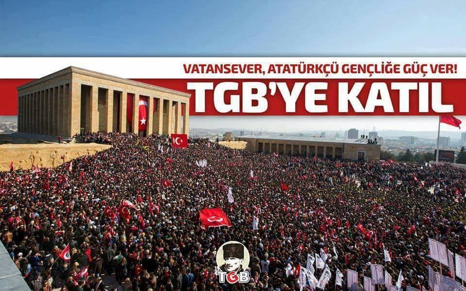 "Unutmayınız ki Mustafa Kemaller yirmi yaşındadır."

Vatanın bölünmez bütünlüğünün teminatı, bağımsızlık yolunda birleşenlerin örgütü, Atatürkçü, vatansever gençliğin sarsılmaz kalesi TGB'ye üye ol, kenetlenen Türkiye'nin harcı olalım!🇹🇷

Üye olmak için⏩ DM
