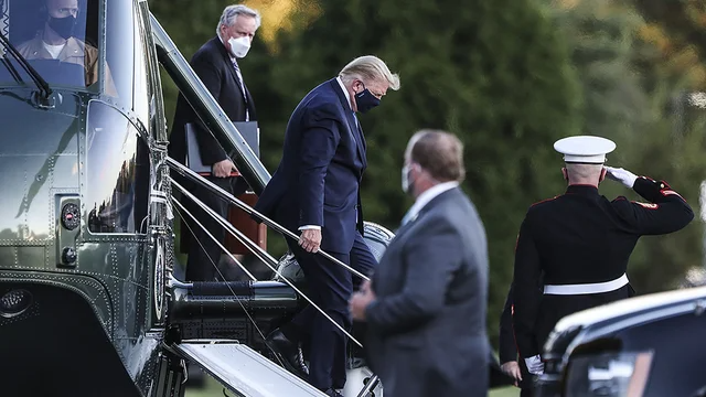 thehill's tweet photo. Trump sought to keep COVID-19 diagnosis secret Thursday as he awaited second test result: report https://t.co/2CPpYAfSPq https://t.co/yz8LPUTaMZ