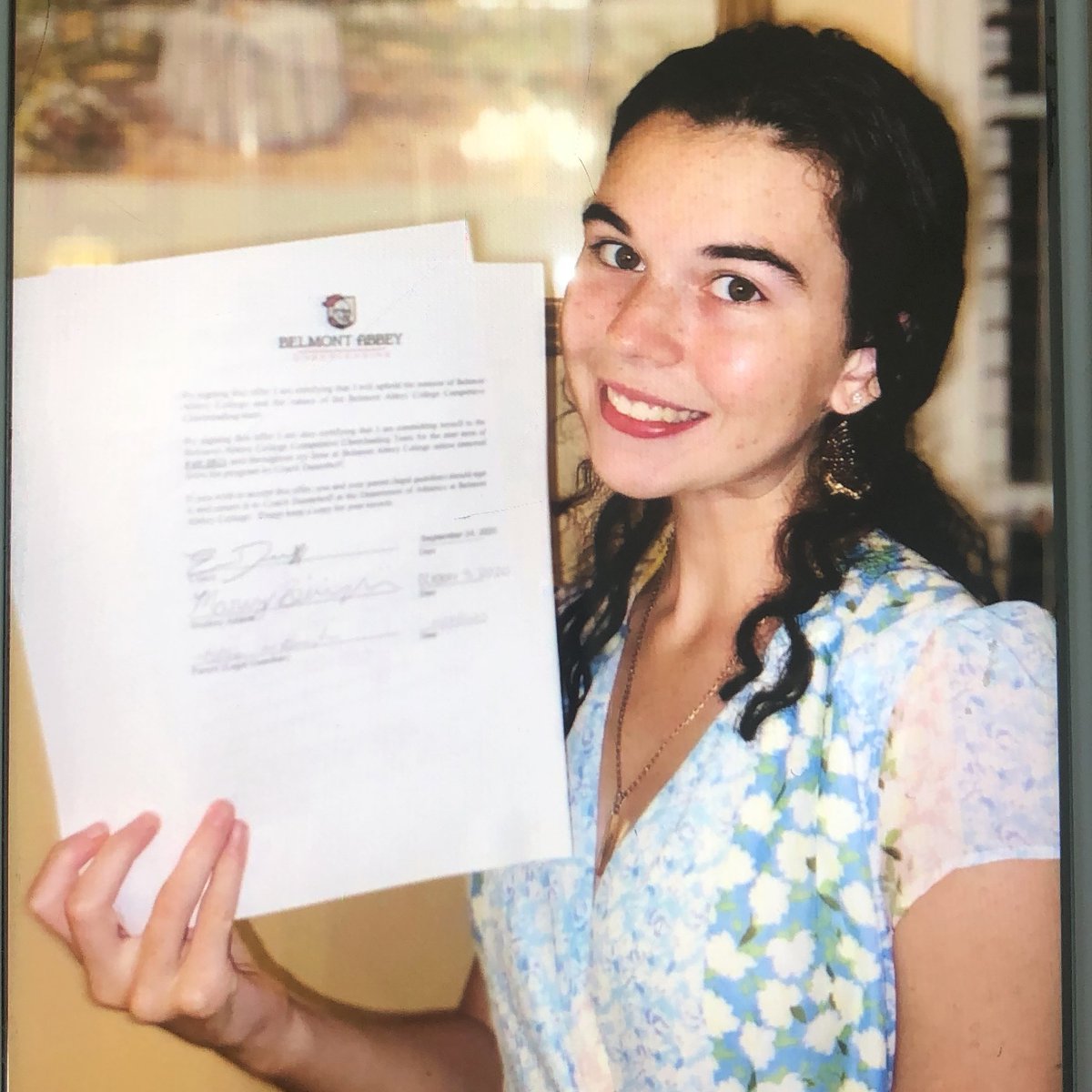 We want to congratulate our Senior Mary Birmingham!! She has just signed a commitment to cheer at Belmont Abbey College!! We are so proud of her and can’t wait to see her cheer dreams come true💕