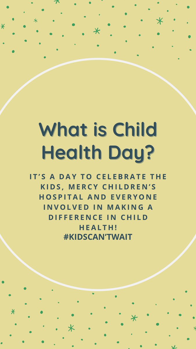 It’s #childshealthday ! The kids need us now more than ever. Register for RocheTHON today!